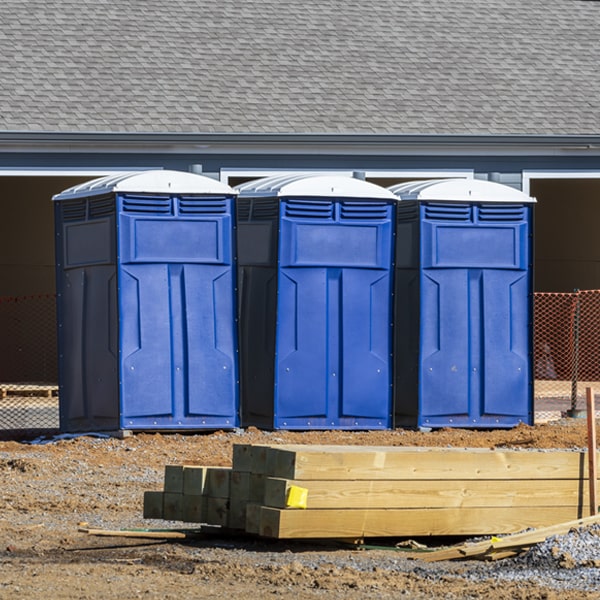 is there a specific order in which to place multiple porta potties in Lake Stevens WA